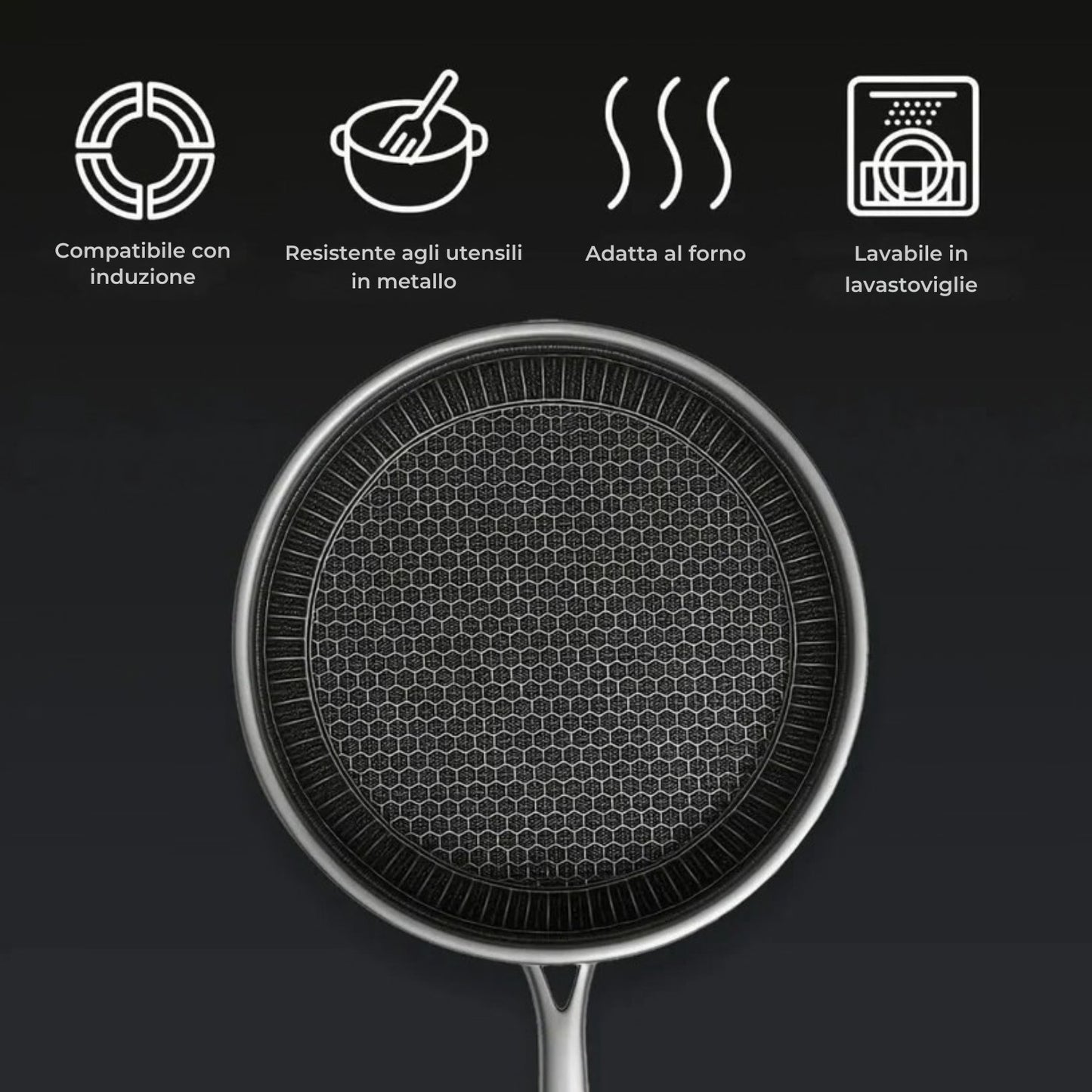 PureClad™ – Padella antiaderente ibrida